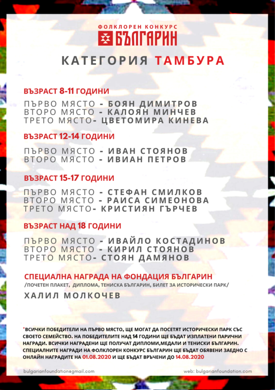 конкурс тамбура